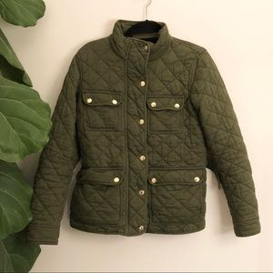 Jcrew quilted downtown field jacket